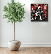 Metal unites, not divides wrapped canvas - Beyond T-shirts